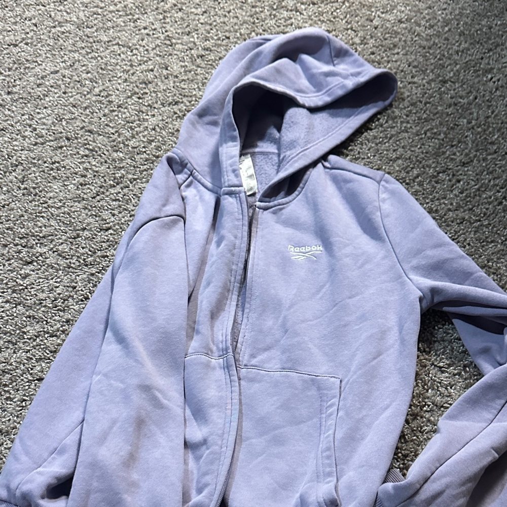 Reebok Women's Purple Hoodie Sweater